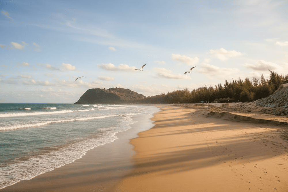 Biển Sa Huỳnh Quảng Ng&atilde;i mang vẻ đẹp mộc mạc, đầy chất thơ, khiến ai từng đến đều muốn quay lại